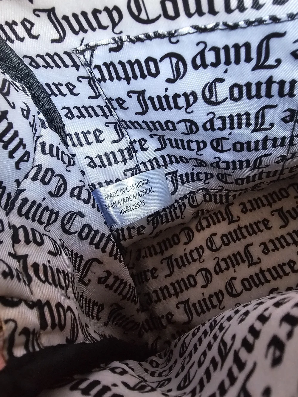 Juicy Couture Pink Embossed Logo Mini Backpack